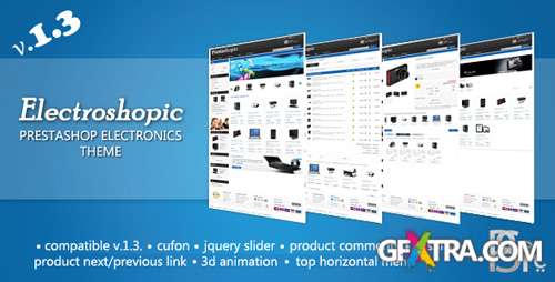 ElectroShopic - Prestashop Premium Theme v1.3 And v1.4