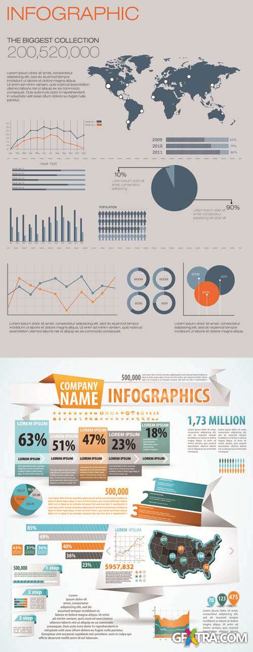 Infographics Vector Pack #232