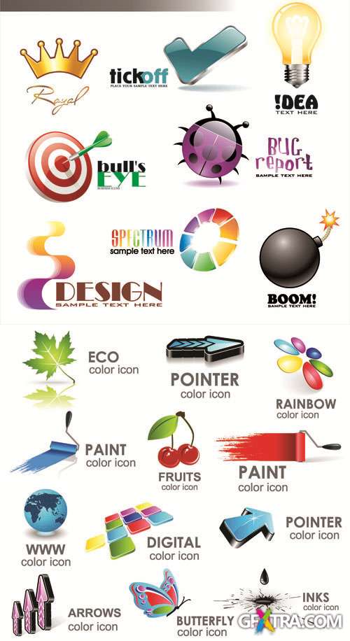 Logo Elements Vector Set #130