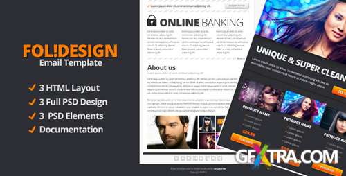 ThemeForest - FoliDesign Email Template - RIP