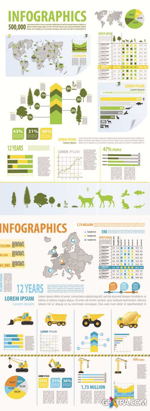 Infographics Vector Pack #246