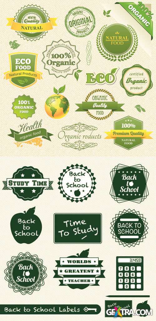 Labels Vector Collection #193