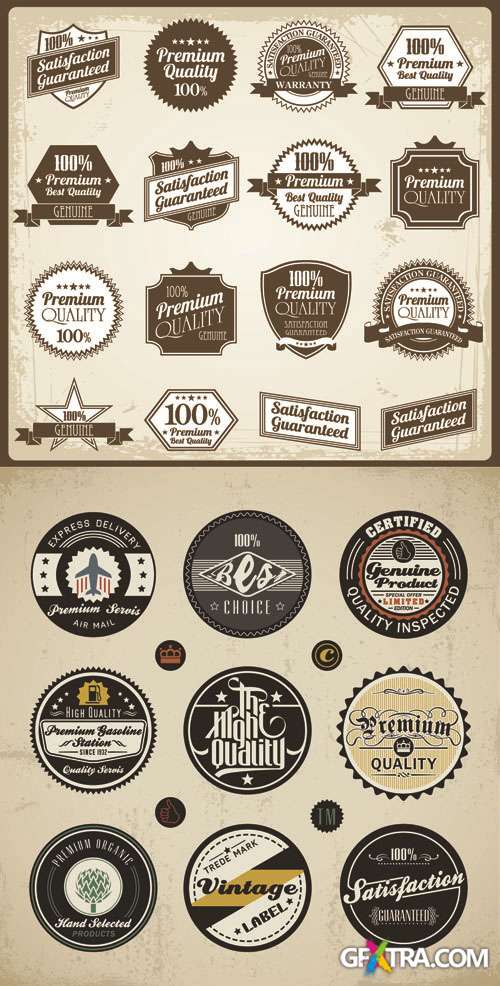 Labels Vector Collection #191