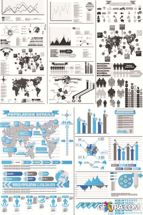 Infographics Vector Pack #250