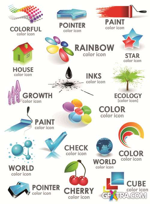 Logo Elements Vector Set #134