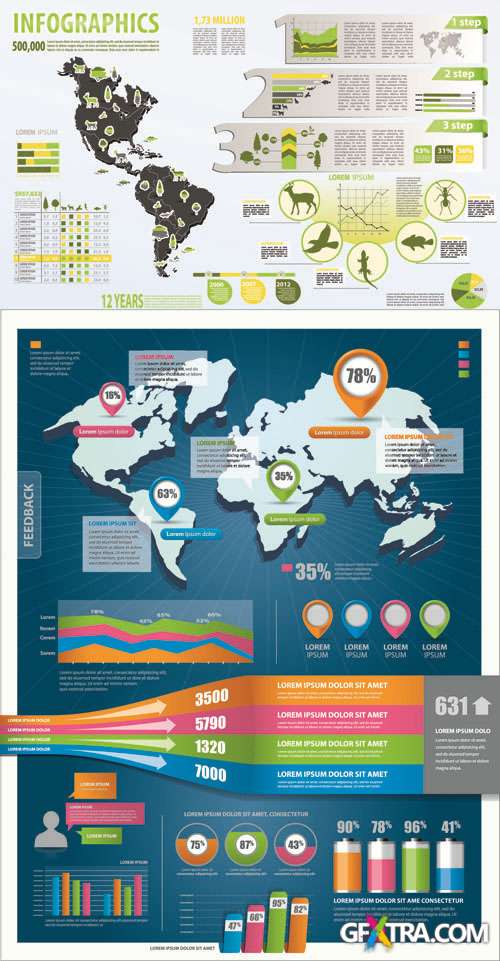 Infographics Vector Pack #251