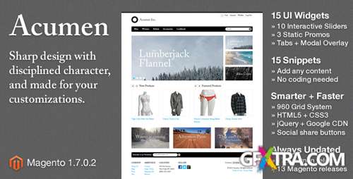 ThemeForest - Acumen v 1.2.8 - Magento theme