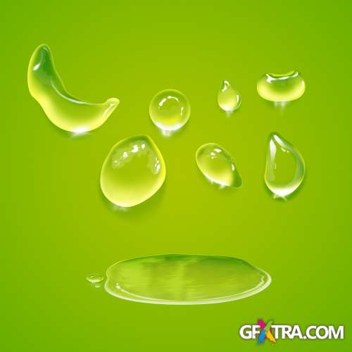 Water Drops Psd