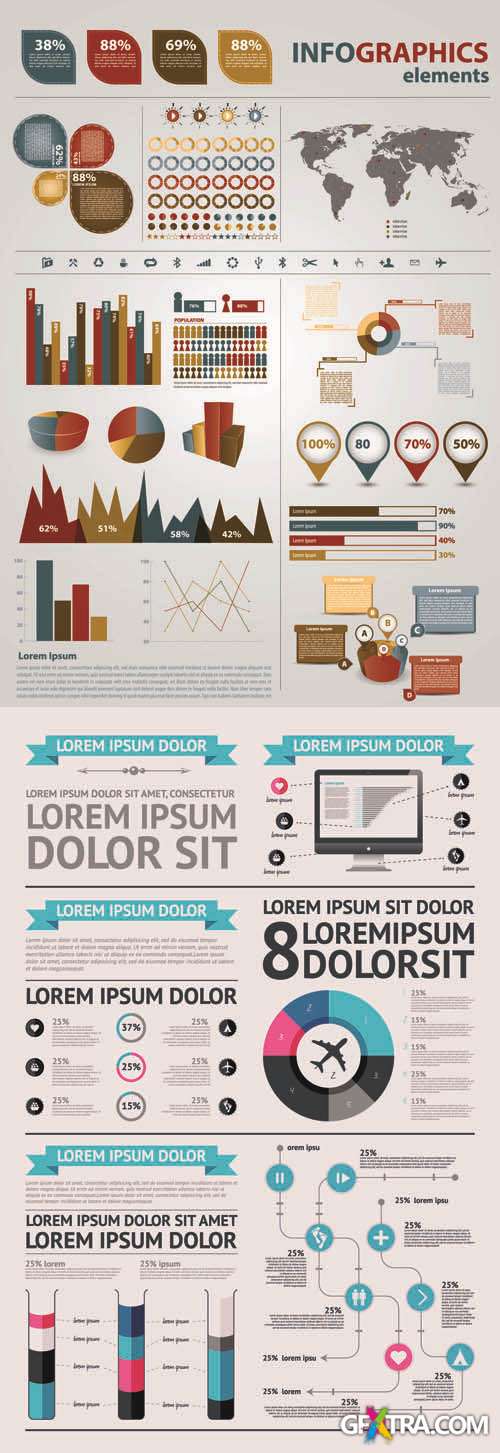 Infographics Vector Pack #261