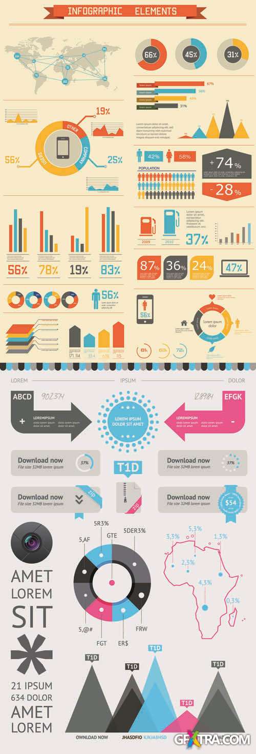 Infographics Vector Pack #259