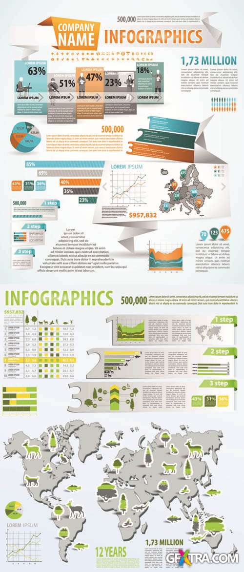 Infographics Vector Pack #258