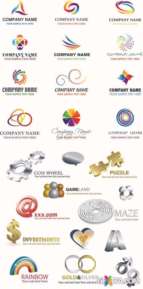 Logo Elements Vector Set #138