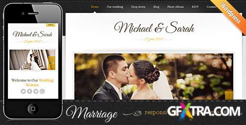 ThemeForest: Marriage - Responsive Wedding Wordpress Theme