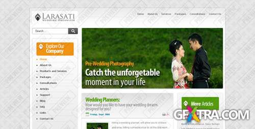 ThemeForest - Larasati Wedding