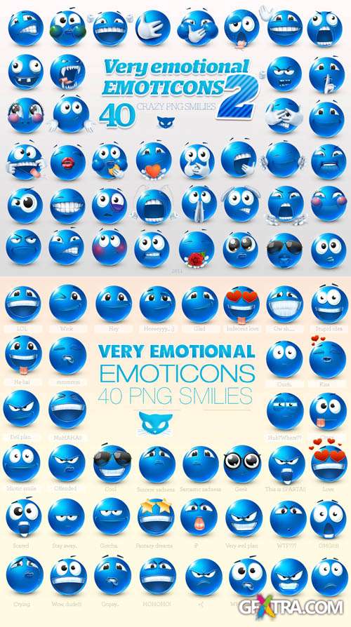 Very Emotional Emoticons