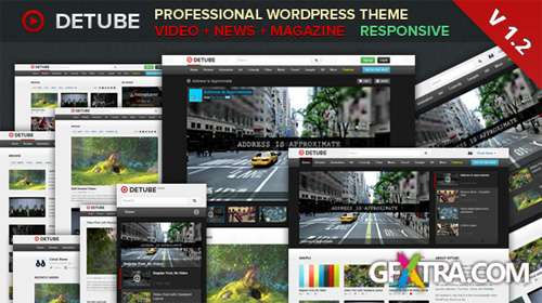 ThemeForest - deTube v1.2.5 - Professional Video WordPress Theme