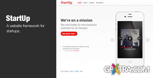 ThemeForest - StartUp - Website framework for Startups