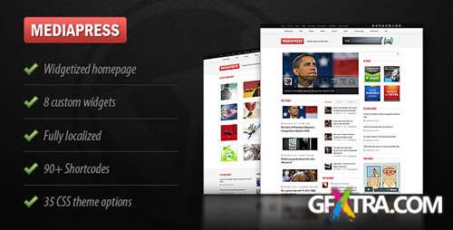 ThemeForest - Mediapress Ultimate Wordpress News/Magazine Theme [Retail]