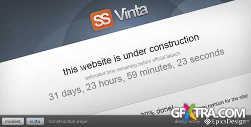 ThemeForest - Vinta SS - Under Construction Page