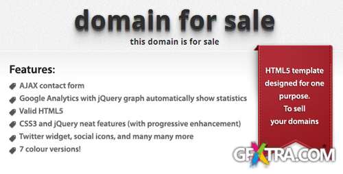 ThemeForest - Domain For Sale v1.1 - HTML5 template