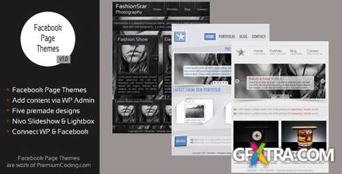 CodeCanyon - Facebook Page Themes via Wordpress Admin (Reupload)