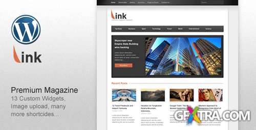 ThemeForest - Link v1.3 - Clean Magazine Blog Newspaper Template (Reupload)