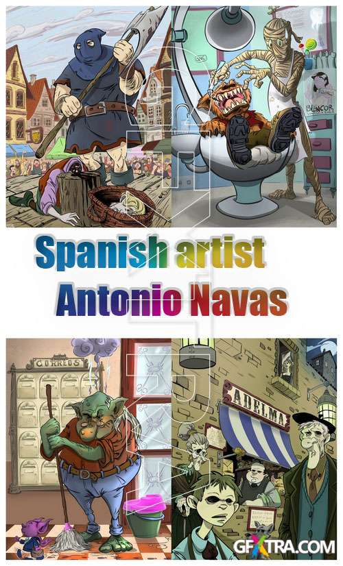 Spanish artist Antonio Navas