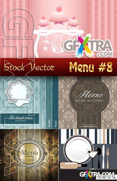 Restaurant menus #8 - Stock Vector