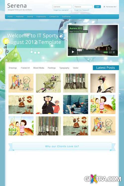 IceTheme - IT Serena for Joomla 2.5