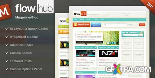 ThemeForest - Flowhub - Magazine WordPress Theme