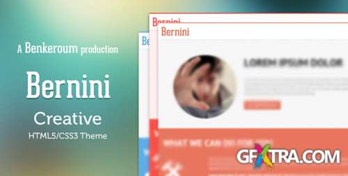 ThemeForest - Bernini - Creative HTML5/CSS3 Theme - RIP