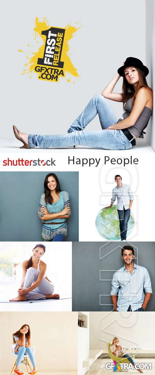 Happy People - 25 Stock Photo Shutterstock