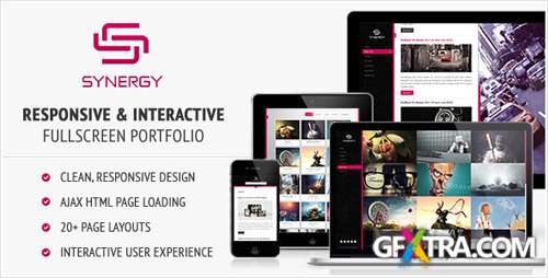 ThemeForest - Synergy - Responsive & Interactive HTML Portfolio