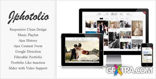 ThemeForest, JPhotolio: Responsive Wedding Photography Template