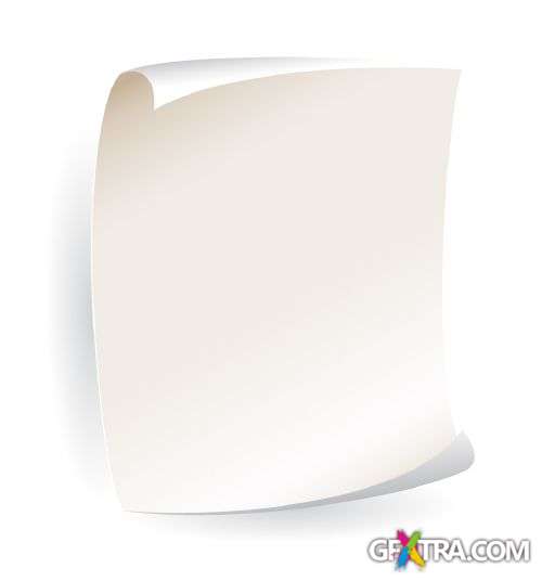 Blank Paper- Shutterstock 25xEPS