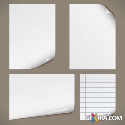 Blank Paper- Shutterstock 25xEPS