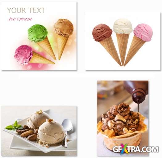 COPYRIGHT! Ice Cream - 25 HQ Stock Photo