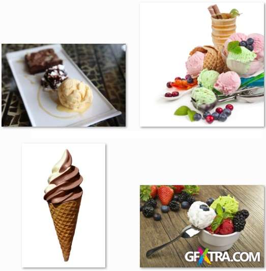 COPYRIGHT! Ice Cream - 25 HQ Stock Photo