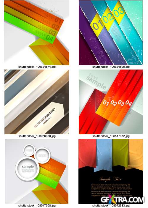 Amazing SS - Creative Paper Card Templates 3, 25xEPS