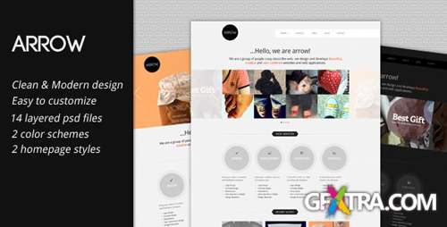 ThemeForest - Arrow: Business Portfolio PSD Template