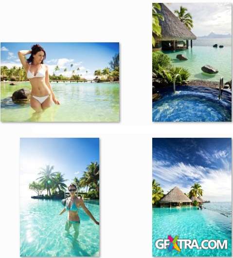 Tropical Paradise - 25 HQ JPEG Stock Photo