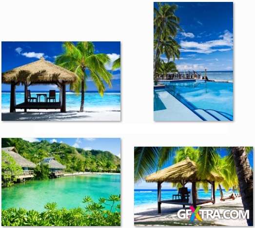 Tropical Paradise - 25 HQ JPEG Stock Photo