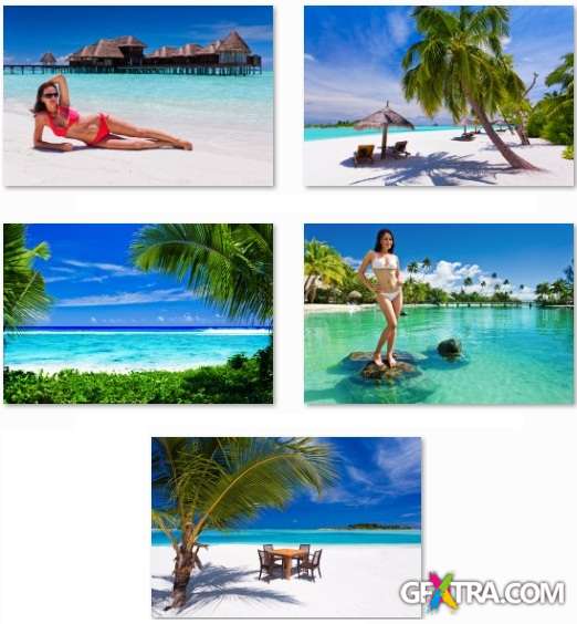 Tropical Paradise - 25 HQ JPEG Stock Photo