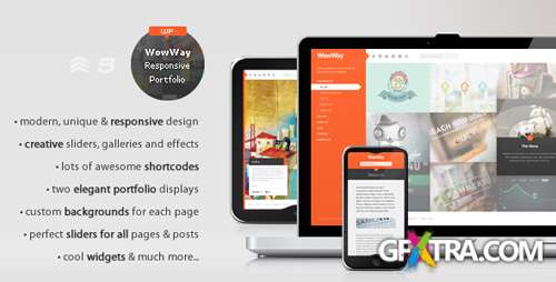 ThemeForest - WowWay v1.6 - Interactive & Responsive Portfolio Wordpress Theme