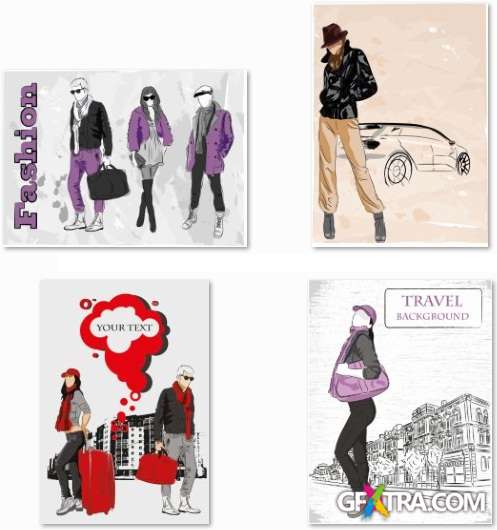 Fashion Collection - 25 EPS Vector Stock