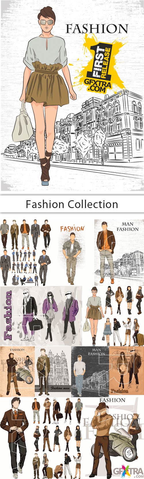 Fashion Collection - 25 EPS Vector Stock