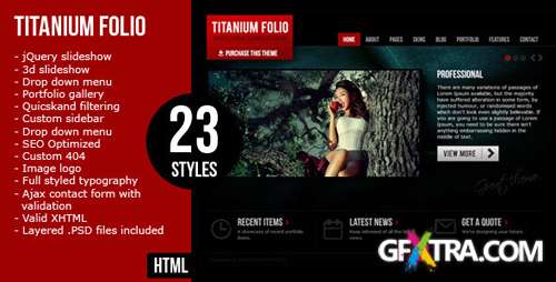 ThemeForest - Titanium Folio (HTML Full)