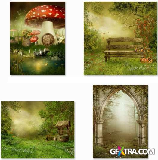 Magic and Fairy-tale Illustrations - 25 HQ Stock Images