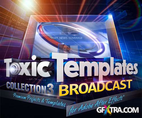 Digital Juice: Toxic Templates Collection 3: Broadcast, AE Projects