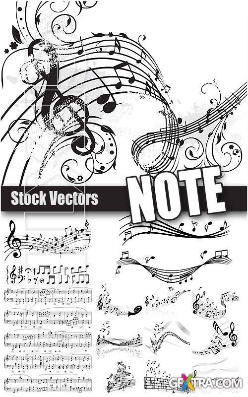 Note - Stock Vectors